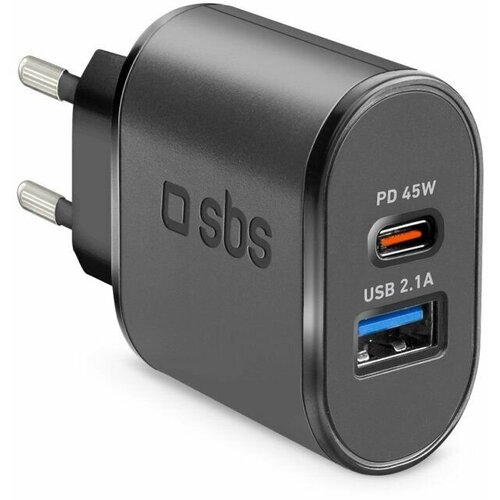 Быстрая Зарядка для Iphone SBS Mobile USB-C 45 Вт, черный