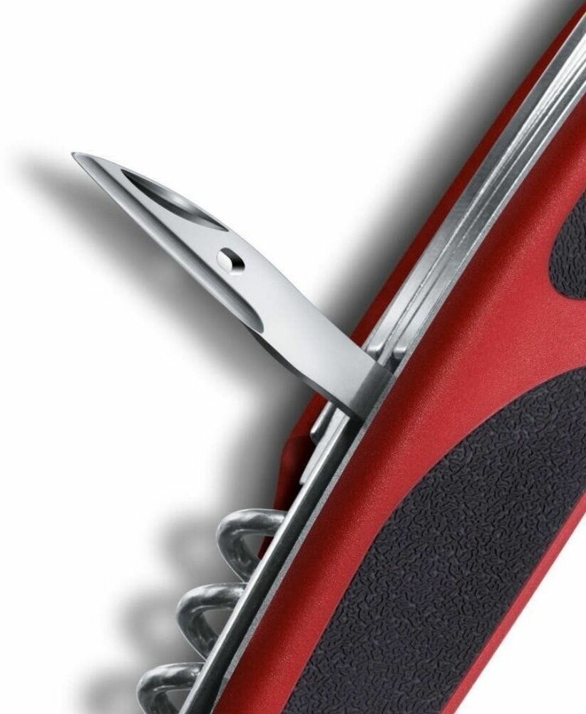 Нож перочинный Victorinox RangerGrip 68 (0.9553.C) 130мм 11функций красный/черный карт.коробка - фото №8