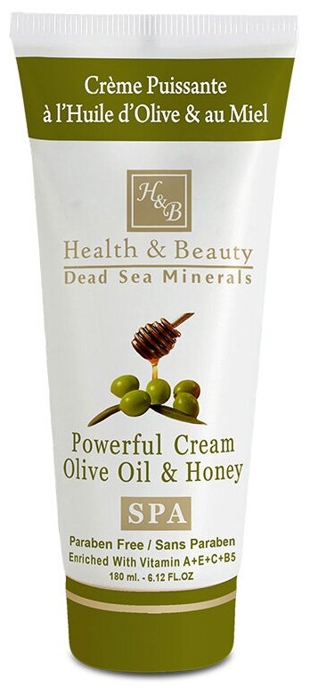 Health & Beauty Крем для тела Оливковое масло и мёд, 180 мл