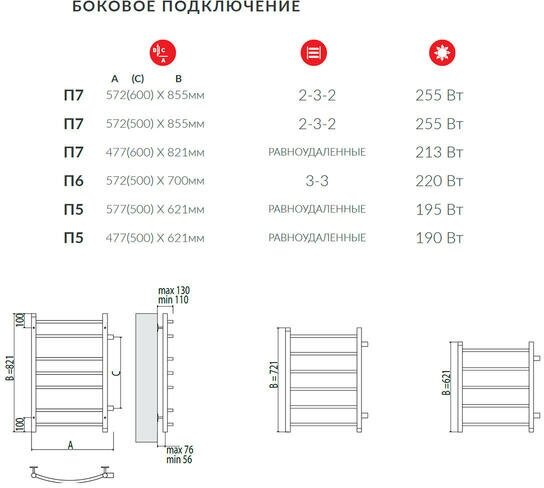 Водяной полотенцесушитель Terminus - фото №2