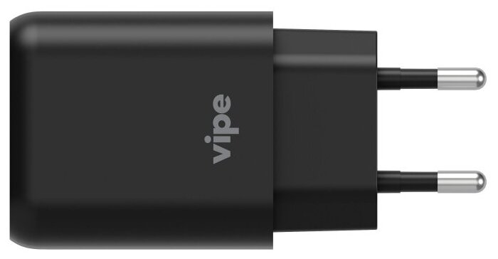 Сетевое зарядное устройство Vipe 12W, 2xUSB, 2.4A, черный Noname - фото №2