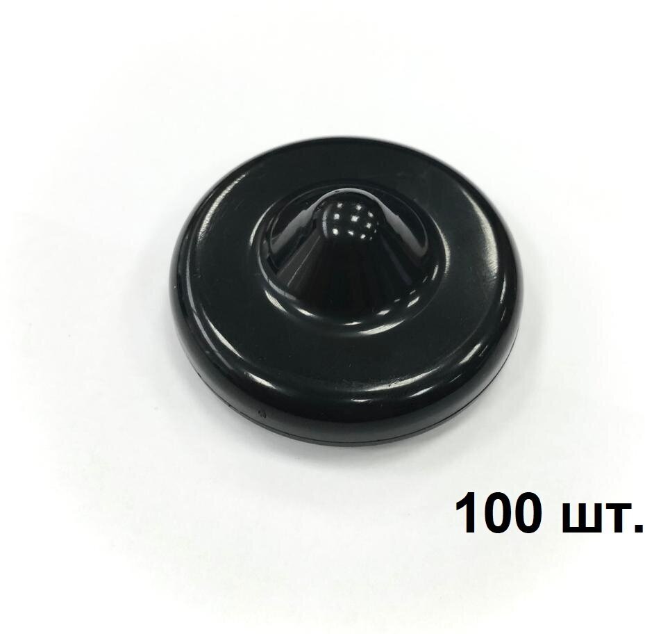 Противокражный датчик BELL Tag 50мм, черный, радиочастотный - 100 шт.
