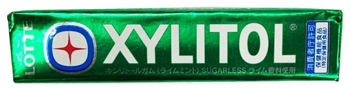 Жевательная резинка Xylitol мятный лайм, 21 г