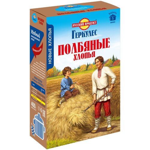 Русский Продукт Геркулес Хлопья из полбы, 400 г