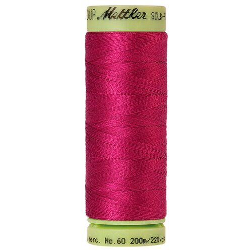 Нить для машинного квилтинга SILK-FINISH COTTON 60, 200 м 100% хлопок 1417 Peony ( 9240-1417 )