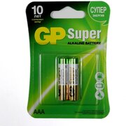 Батарейка GP Super Alkaline AAA, в упаковке: 2 шт.