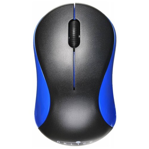 Беспроводная мышь OKLICK 605SW, черно-синий мышь беспроводная oklick 605sw чёрный синий usb