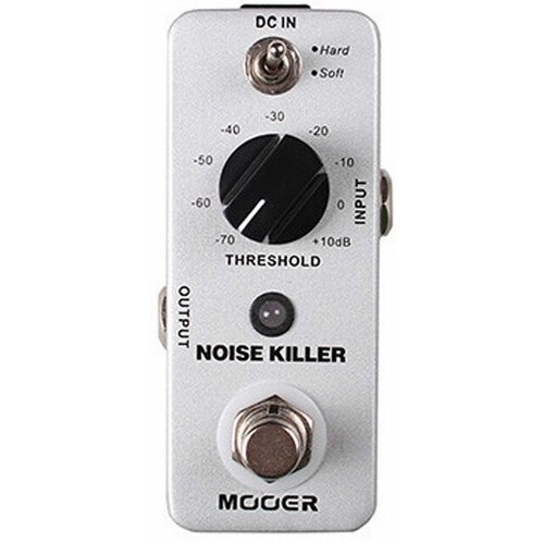 Mooer Noise Killer педаль гитарная Noise Reducer (шумоподавитель) rowin lef 319 guitar noise gate pedal noise killer pedals noise suppression effects for electric guitar hard soft 2 modes