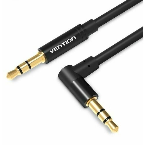 Кабель Vention аудио Jack 3,5 mm M/Jack 3,5 mm M - 0.5м Черный