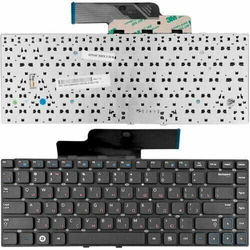 Клавиатура для ноутбука Samsung NP300E4A 350V4C 355V4C 355V4C-S01 NP300V4A NP350V4C NP355E4C (rus. черная) клавиатура keyboard zeepdeep для ноутбука samsung гор enter ba59 03113с