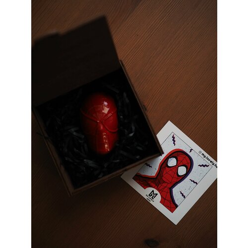 Подарочный магнит фигурка Человек Паук (Spider man) на холодильник ручной работы (Марвел)