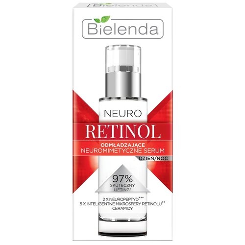 Омолаживающая сыворотка Bielenda Neuro Retinol, 30 мл крем концентрат bielenda neuro retinol подтягивающий 50 50 мл