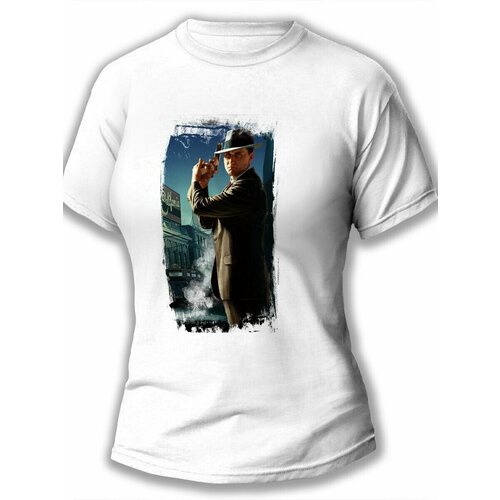 фото Футболка размер l, белый будь на стиле