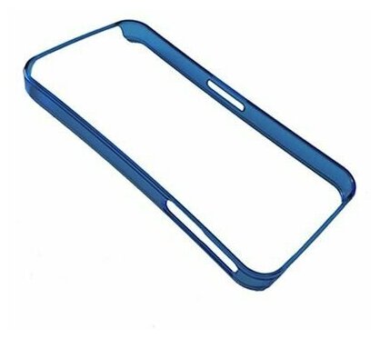 Чехол для iPhone 4/4s бампер №5 <синий>