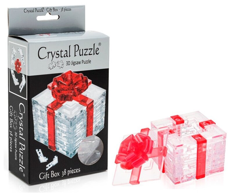 Головоломка 3D Crystal Puzzle Подарок цвет: прозрачный - фото №8