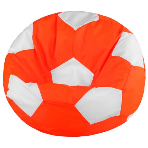 фото Пазитифчик кресло-мяч 06 оранжевый/белый оксфорд