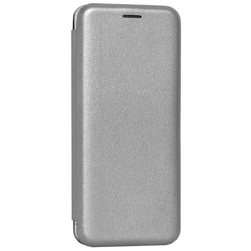 Чехол-книжка Xiaomi Poco F3 (серебро) противоударный откидной с подставкой, кейс с магнитом, защитой экрана и отделением для карт чехол книжка для xiaomi mi 10 бордовый противоударный откидной с подставкой кейс с магнитом защитой экрана и отделением для карт