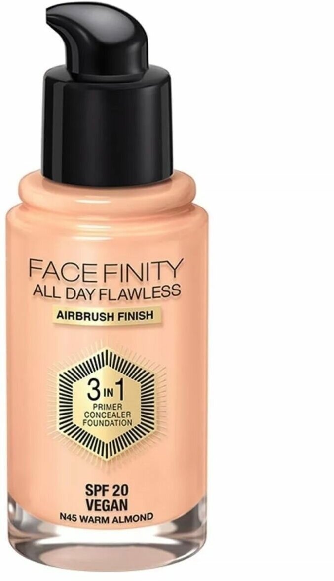 Max Factor Тональная Основа Facefinity All Day Flawless 3-in-1 Товар 44 тон warm ivory HFC Prestige International GB - фото №4