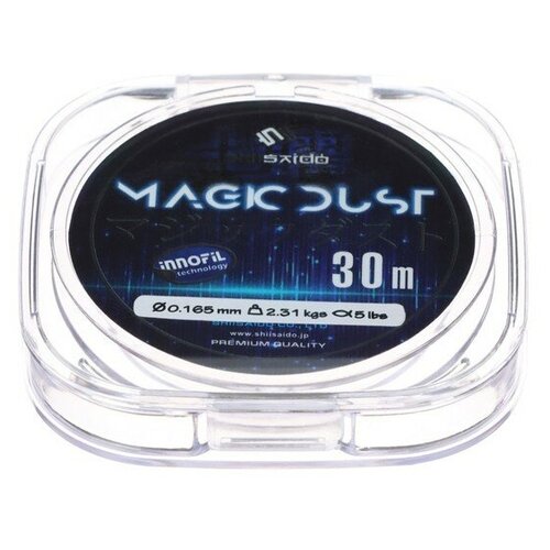 леска shii saido magic dust диаметр 0 091 мм тест 0 71 кг 30 м хамелеон Леска Shii Saido Magic Dust, диаметр 0.165 мм, тест 2.31 кг, 30 м, хамелеон