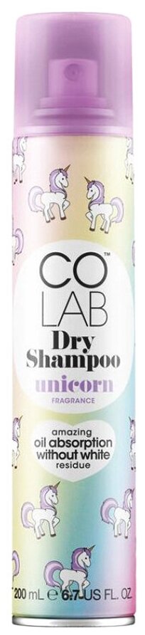 Сухой шампунь для волос Colab Unicorn 200 мл