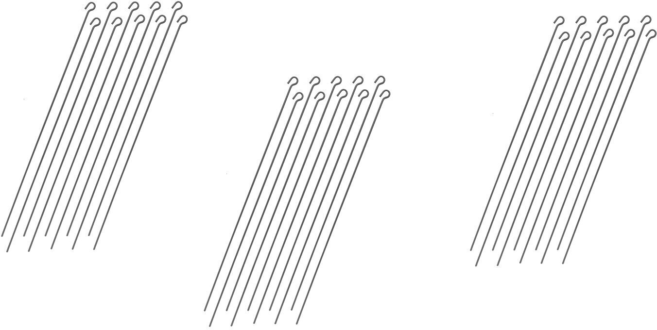 фото Набор Колышки садовые стальные 66 см 30 шт 16420