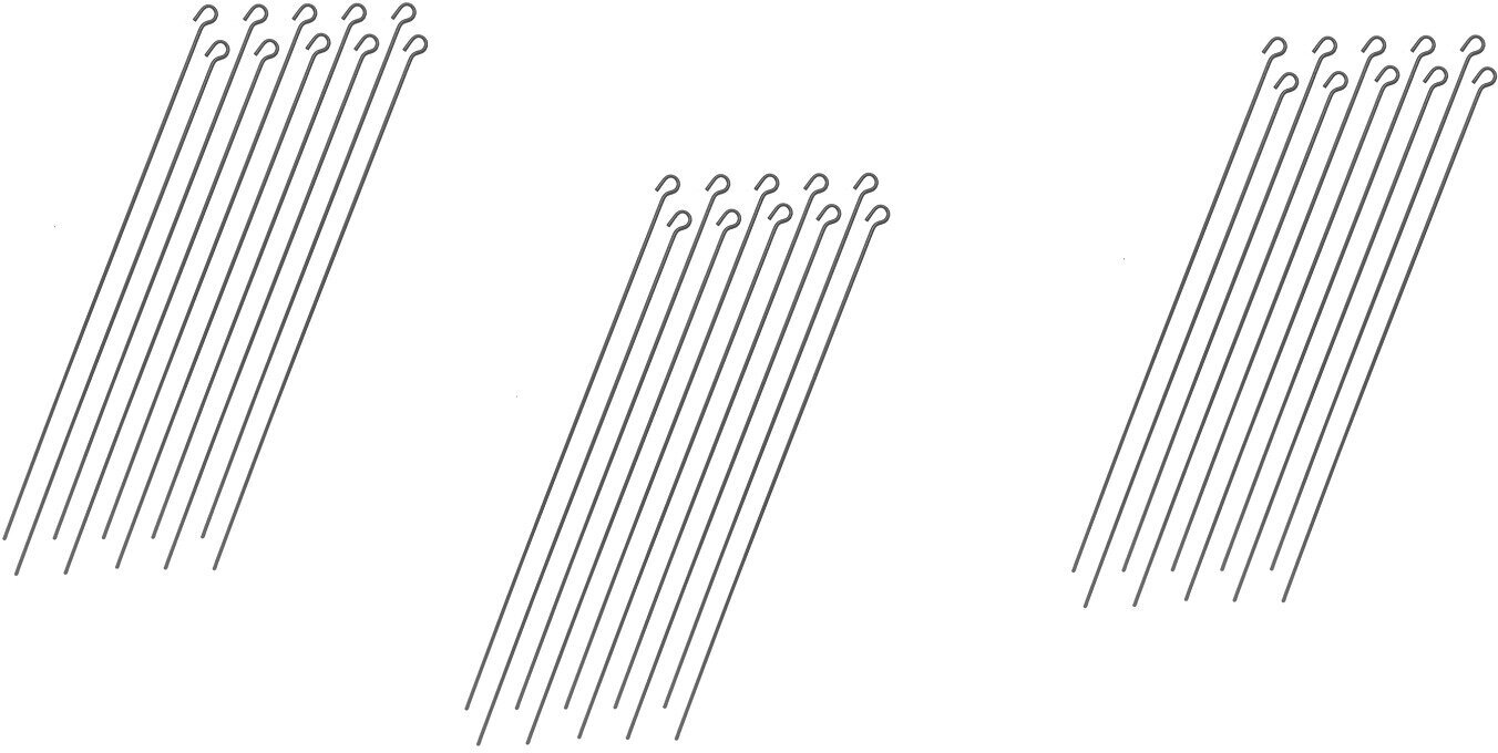 Набор Колышки садовые стальные 66 см 30 шт 16420