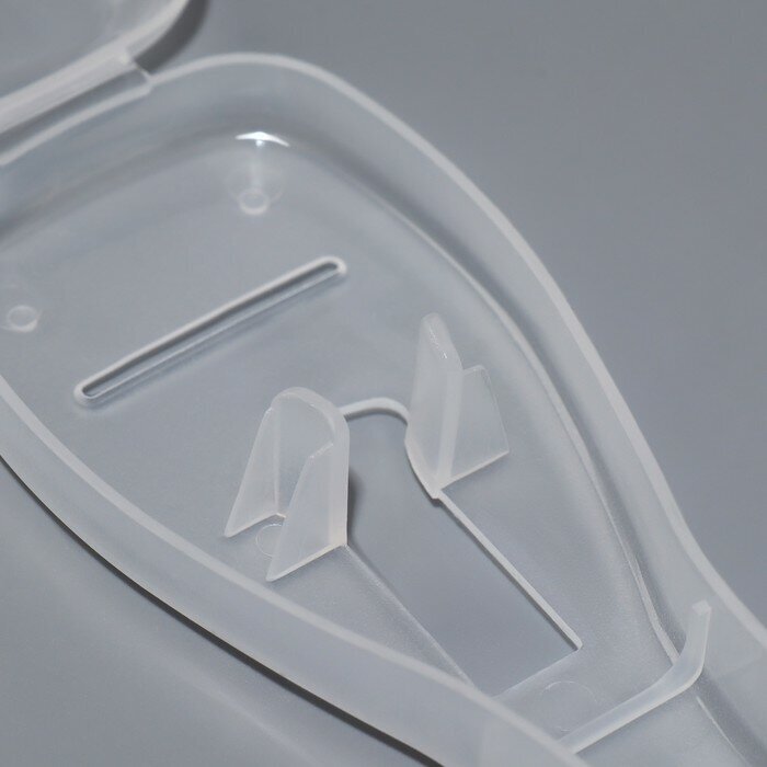Органайзер для бритвы, с крышкой, 16,6 × 5,2 × 3 см, цвет прозрачный - фотография № 11