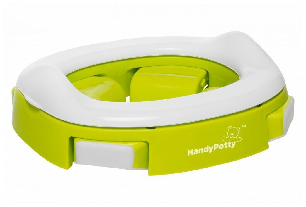 Дорожный горшок Roxy-kids ROXY KIDS HandyPotty, 3 одноразовых пакета, лайм, HP-250GR