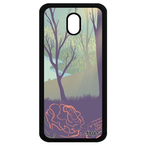 фото Чехол для телефона samsung galaxy j3 2017, "лесные розы" озеро лес utaupia