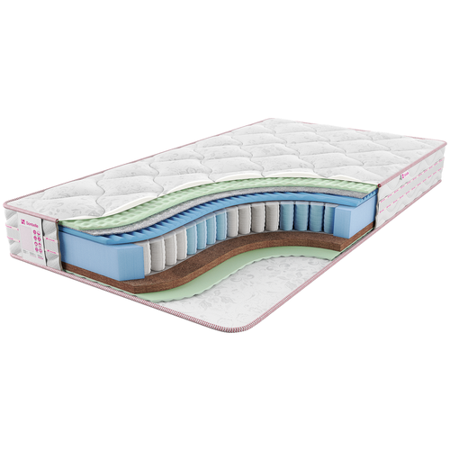 фото Матрас sontelle vivre castom vista, пружинный, белый