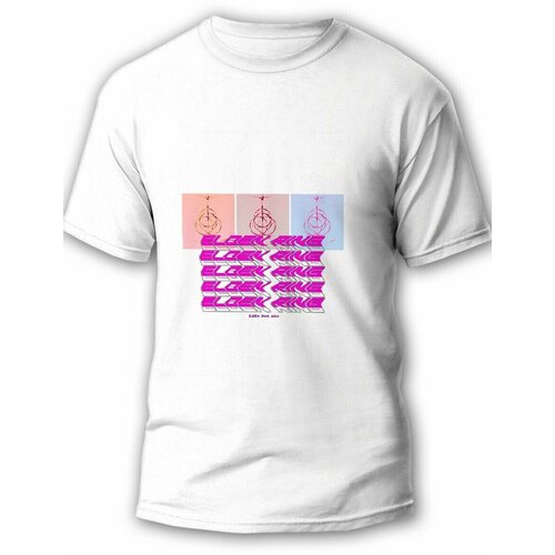 фото Футболка будь на стиле, футер, размер 2xs, белый