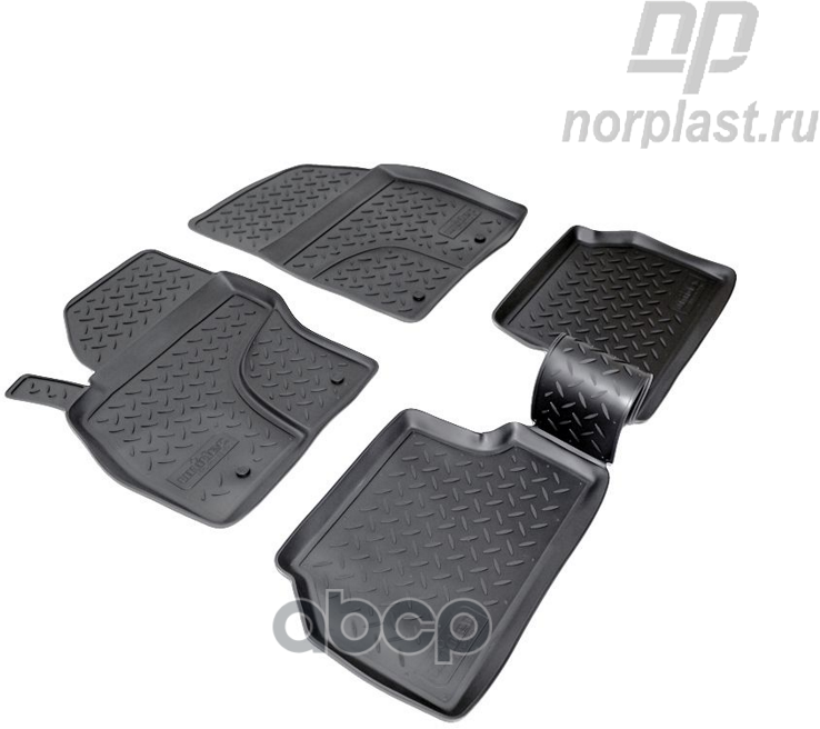 Коврики В Салон Полиуретан Norplast Ford Focus Ii 2008-2011 Черный Комплект Npl-Po-22-16 NORPLAST арт. NPL-Po-22-16