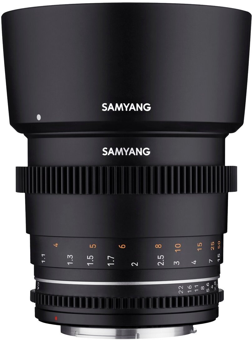 Samyang 85mm T1.5 VDSLR MK2 Canon EF
