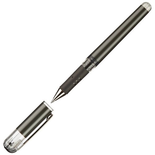 Pentel Ручка гелевая Hybrid gel Grip DX, 0.7 мм (K227), K227-A, черный цвет чернил, 1 шт.