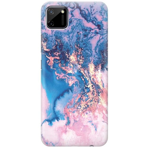 фото Cиликоновый чехол на realme c11 / рилми с11 с принтом "blue marble" gosso