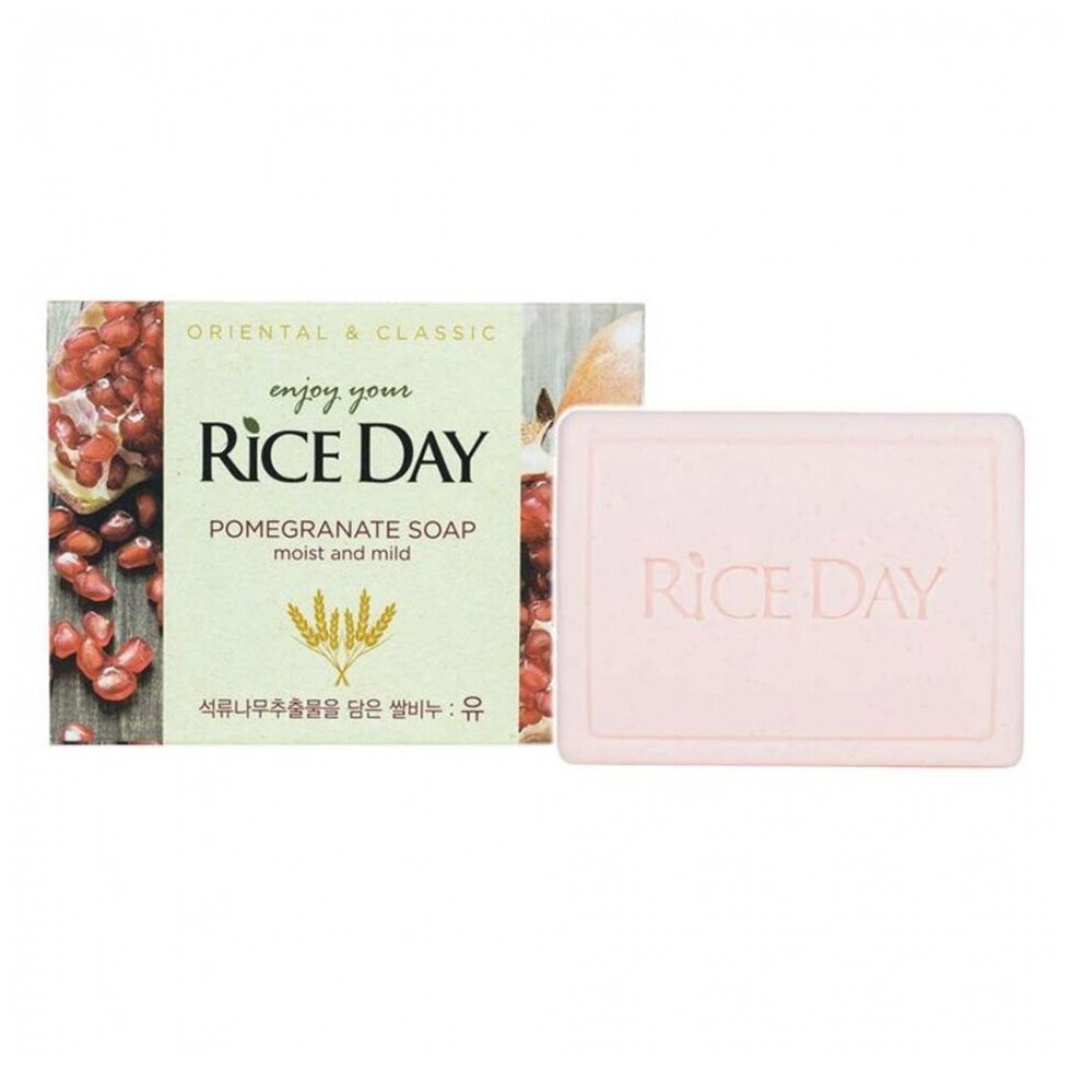 LION Riceday Soap (Yu) 100g Мыло туалетное с экстрактом граната и пиона