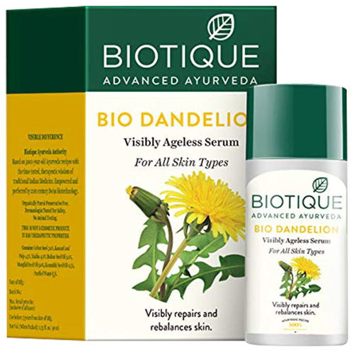 сыворотка Biotique Bio dandelion youth serum для лица и шеи, 40 мл