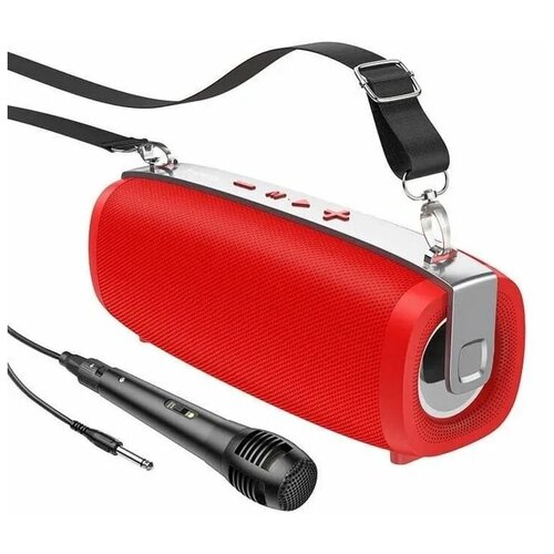 Колонка Gallant outdoor BT Блютуз с микрофоном красная 1500mAh 379900₽