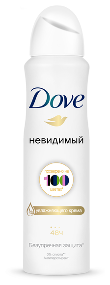 Unilever (Юнилевер) Антиперспирант-аэрозоль Dove Невидимый 150 мл