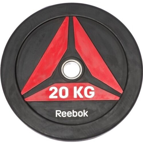 Олимпийский диск Reebok, 20 кг ufc олимпийский диск 20 кг арт dcpu 8245