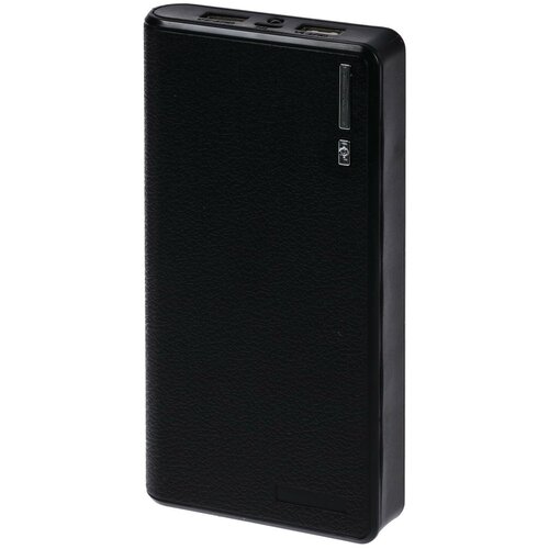 Внешний аккумулятор Luazon PB-26 15600 мАч 2 USB 12 А фонарик чёрный 2288₽