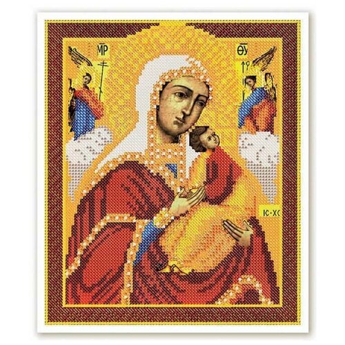 Рисунок на ткани Нова Слобода Богородица Страстная, 19x23 см рисунок на ткани нова слобода богородица споручница грешных 19x26 см