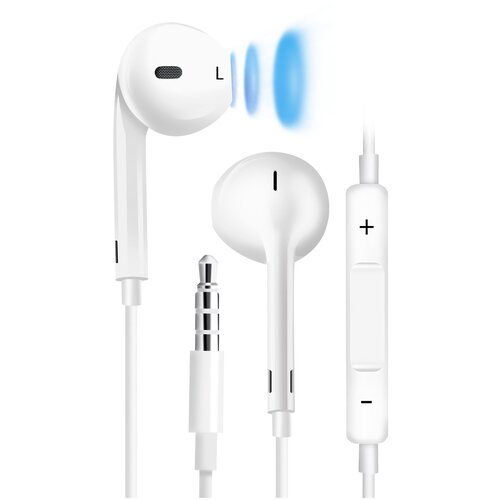 Наушники проводные Зарядка Вкладыши Jack 35 Гарнитура для Айфон и Андроид 49000₽