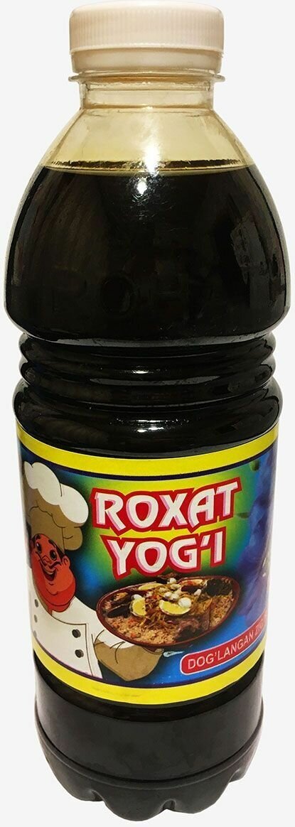 Льняное масло для плова Roxat Yog'i 1 литр.