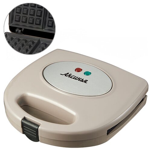 Вафельница электрическая 800ВТ антиприг покр 215Х12СМ 2ШТ толст квадр БЕЖ венская аксинья новинка 337800₽