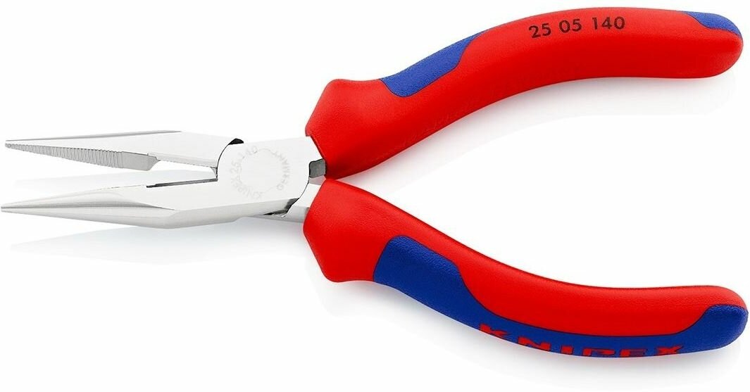 Плоские круглогубцы с режущими кромками KNIPEX KN-2505140