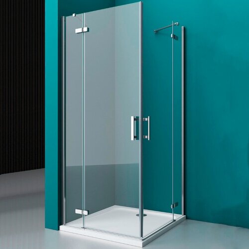 Душевой уголок BelBagno Kraft 120х90 KRAFT-AH-22-120/90-C-Cr-L профиль Хром стекло прозрачное