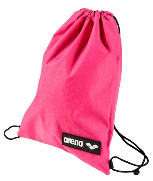 Сумка-мешок для аксессуаров Arena Team Swimbag Melange 15 л розовая / Сумка для обуви / Мешок для сменки