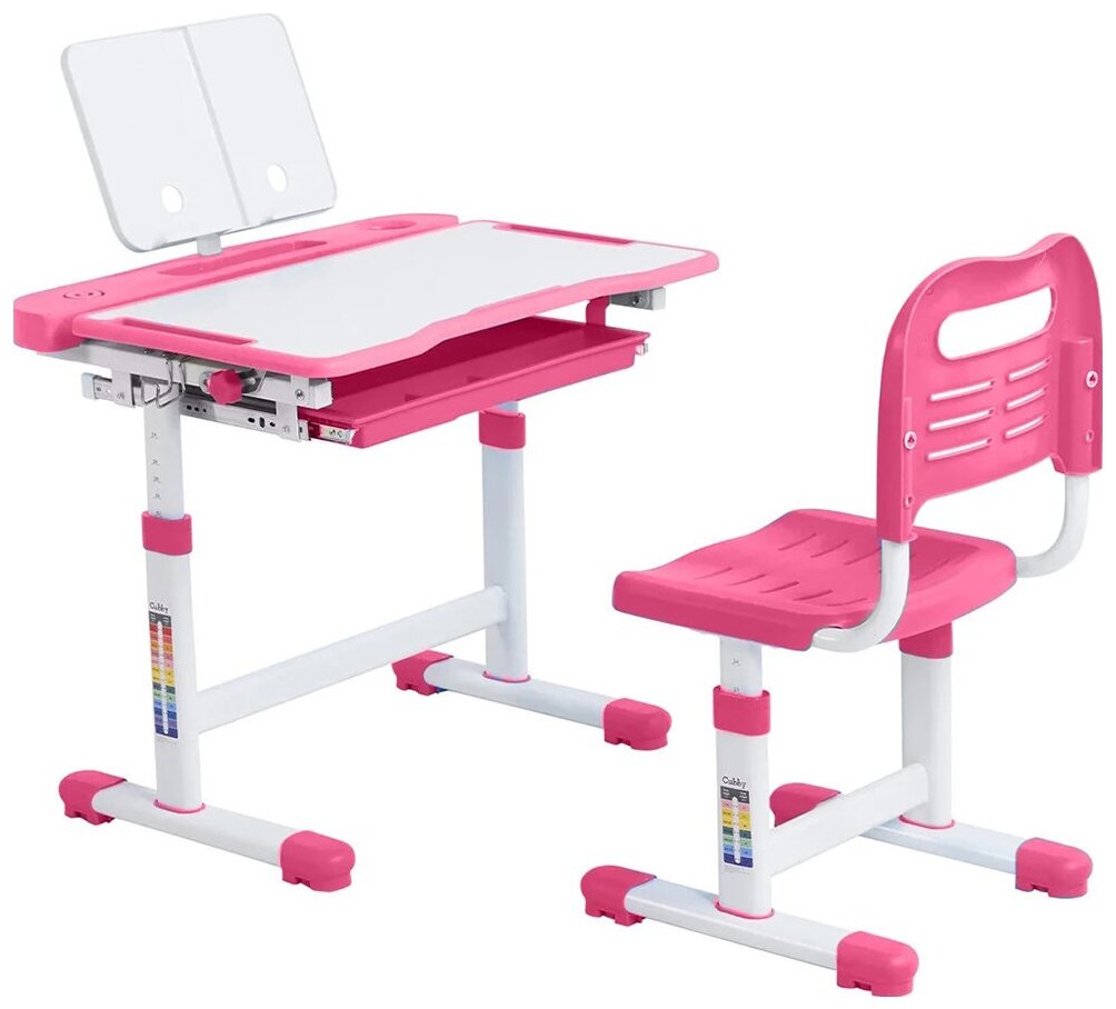 Комплект парта + стул трансформеры Cubby Vanda Pink, 221959
