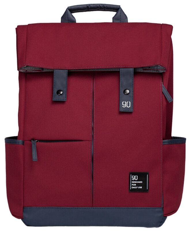   Xiaomi 90 Points Vibrant College Casual Backpack (red), 